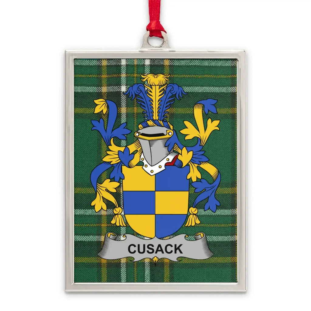 Family Crest Tartan Plaid Personalized Wall Decor product