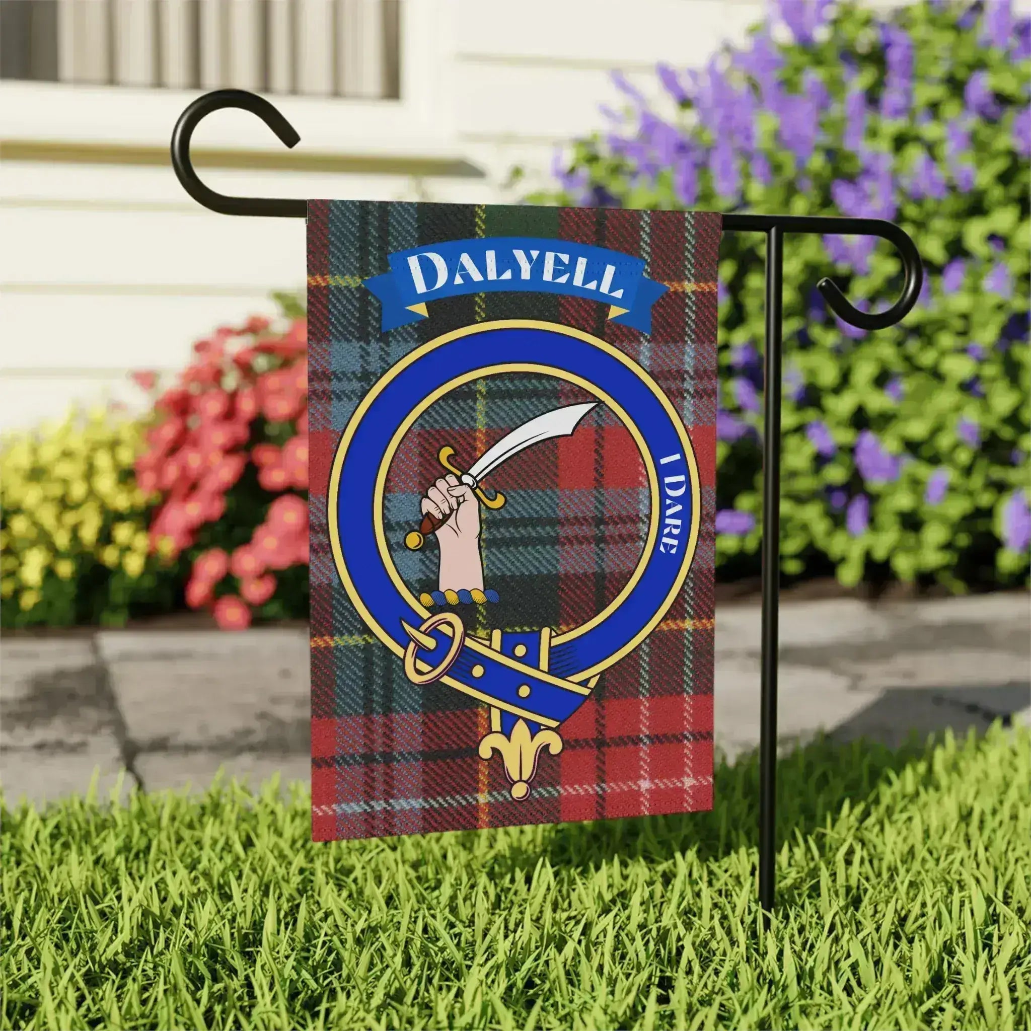 Dalyell Tartan Plaid Garden Flag Outdoor Home product