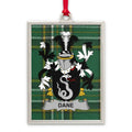Customizable Dane Family Crest Ornament product type