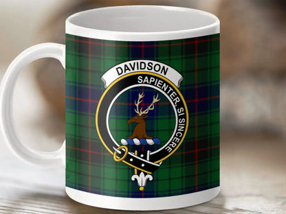 Family Crest Davidson Green Plaid Ceramic Mug product