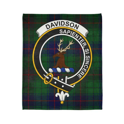 Davidson Sapienter Si Sincere Tartan Pattern Blanket