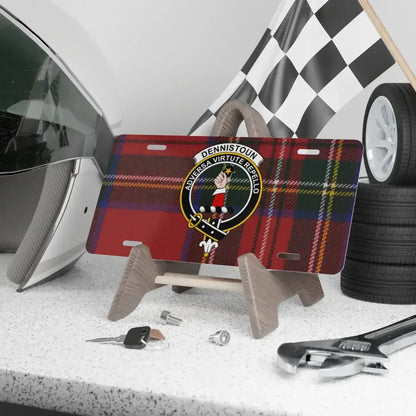 Personalized Scottish Clan Tartan Style License Plate product