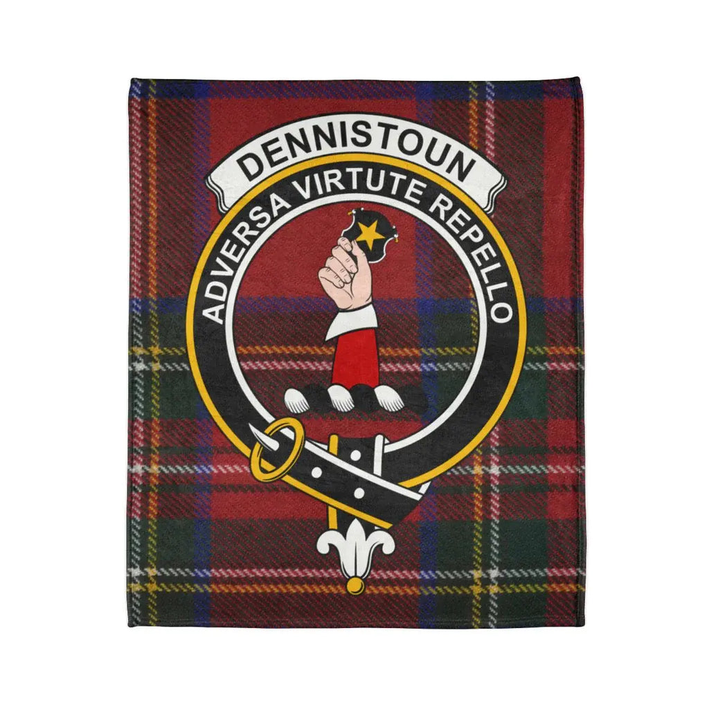 Adversa Virtute Repello Dennistoun Decorative Throw Blanket