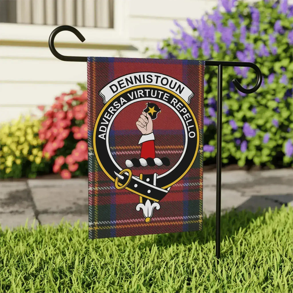 Dennistoun Clan Crest Garden Banner decorative