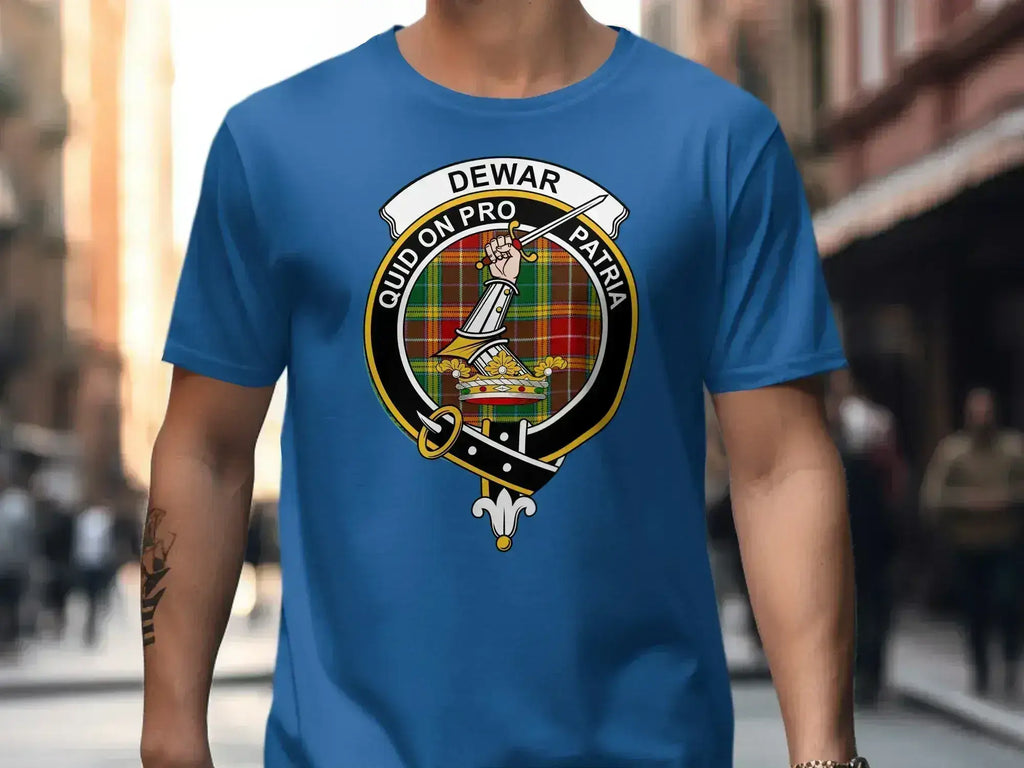 Dewar Quid On Pro Patria Crest Design T-shirt