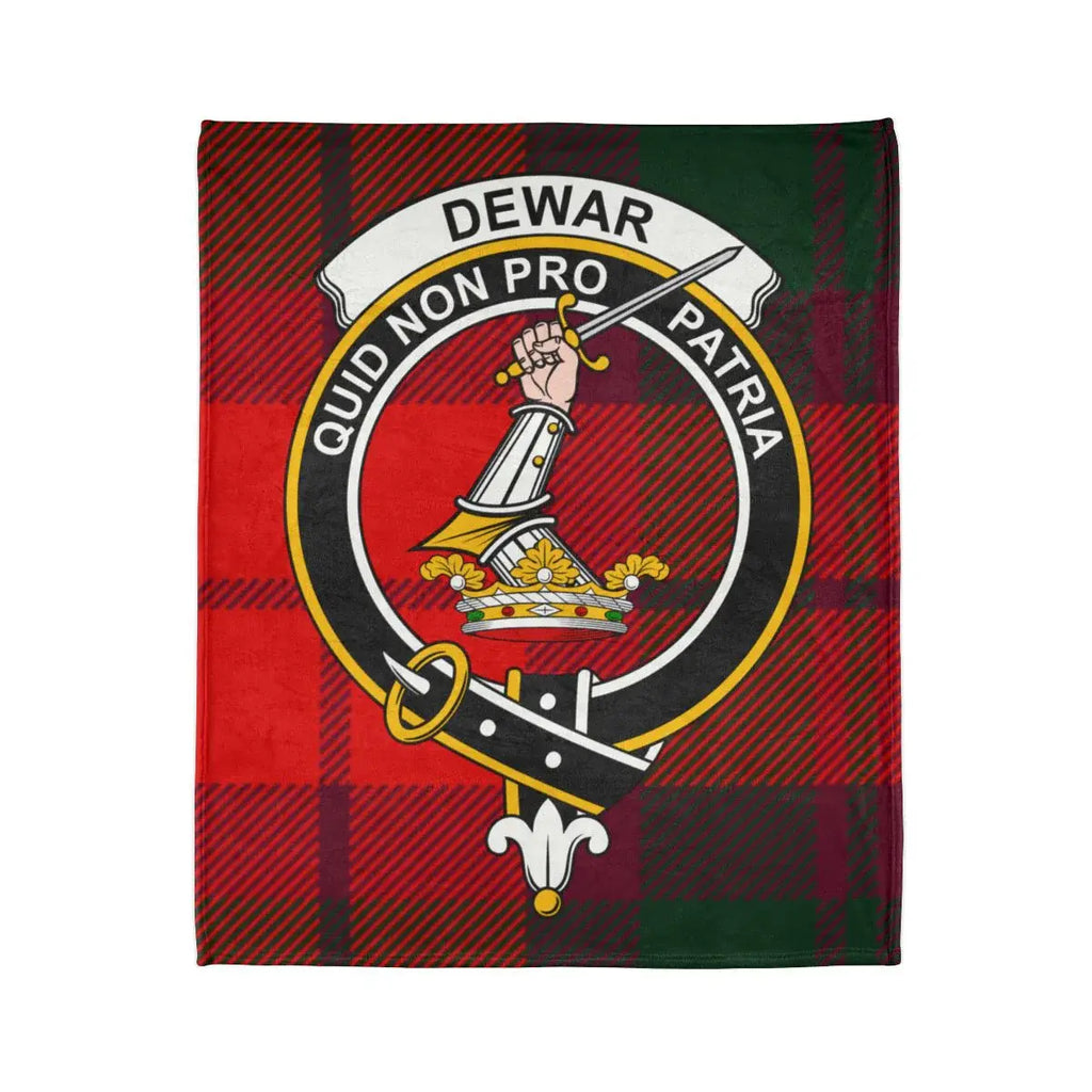 Quid Non Pro Patria Dewar Family Crest Blanket