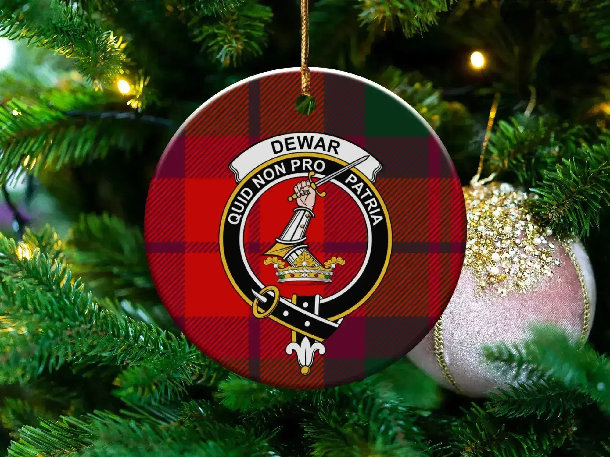 Dewar Quid Non Pro Patria Christmas Tree Ornament