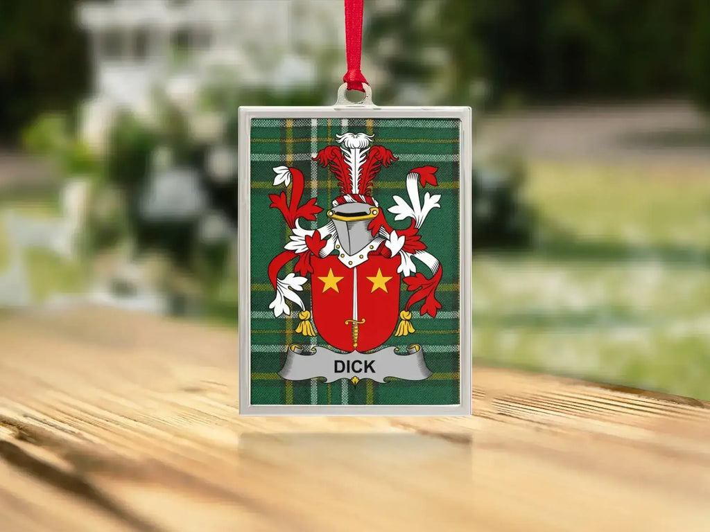 Family Crest Engraved Design Artwork Hanging Decoration product