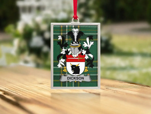 Dickson Family Crest Design Custom Ornament product