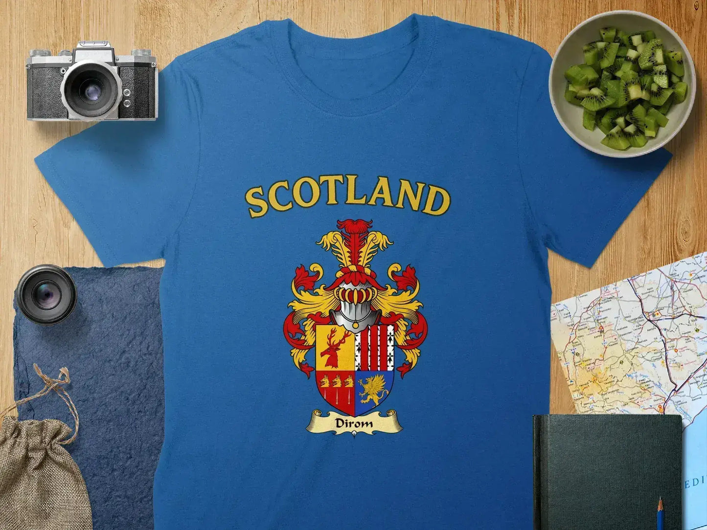 Scotland Dirom Family Crest T-shirt product type