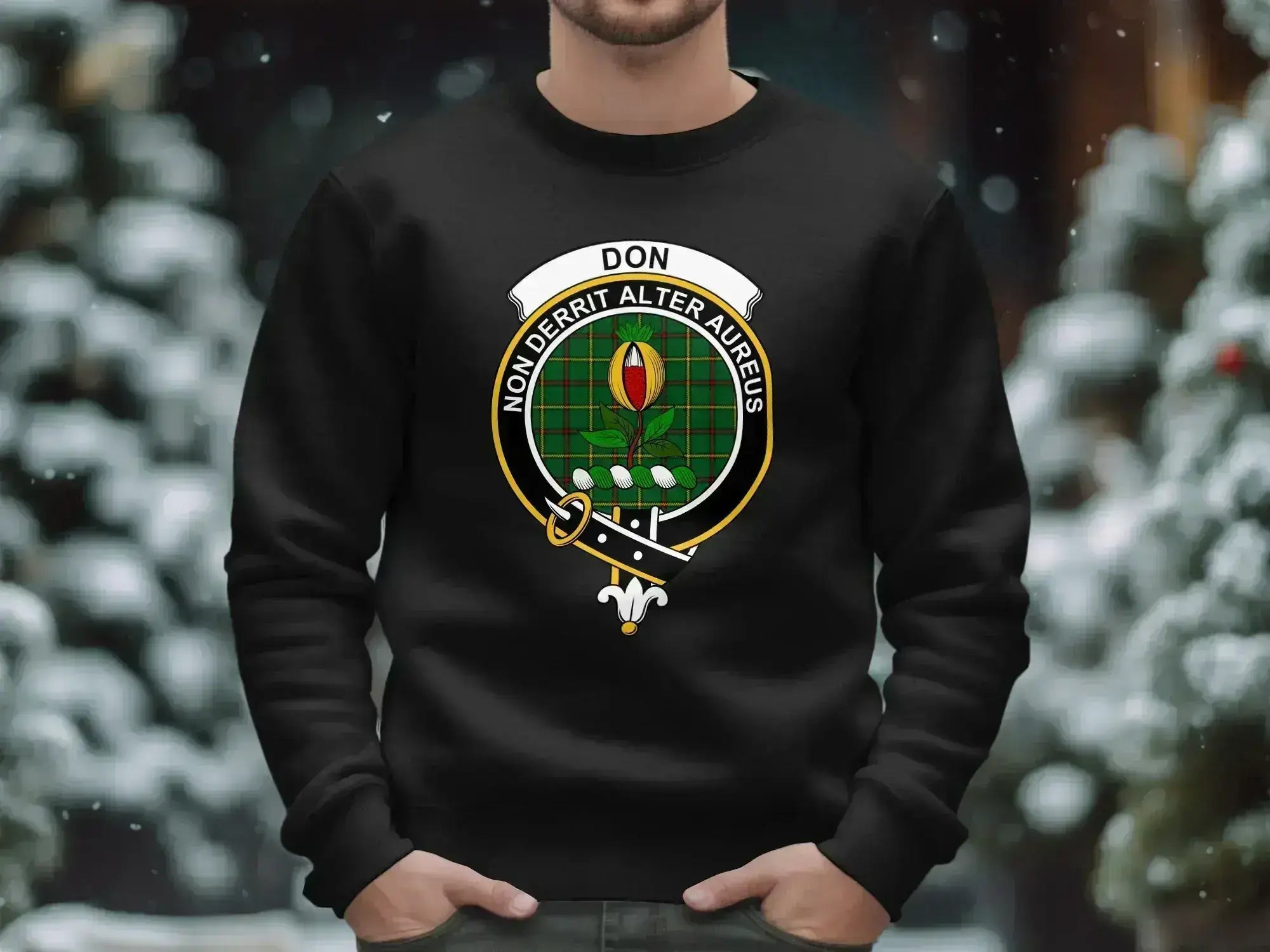 Crest Emblem with Motto Print Sweatshirt Product
