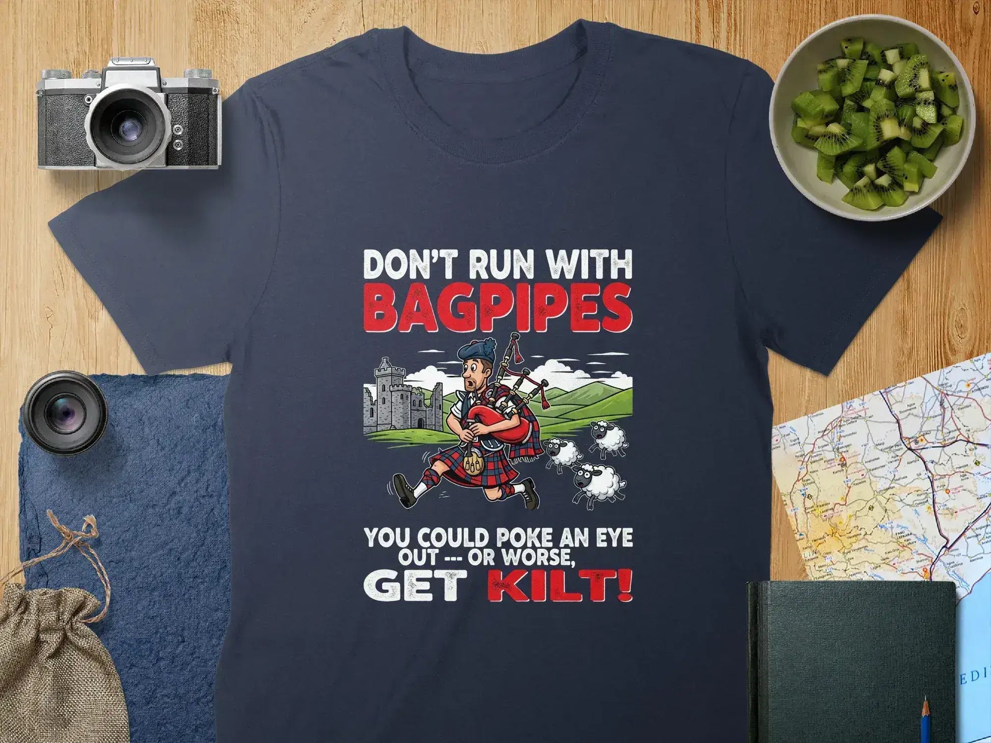 Don't Run With Bagpipes Get Kilt Product type