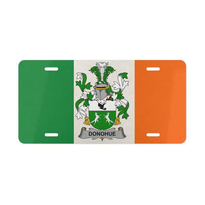 Donohue Family Crest Flag Design License Plate product