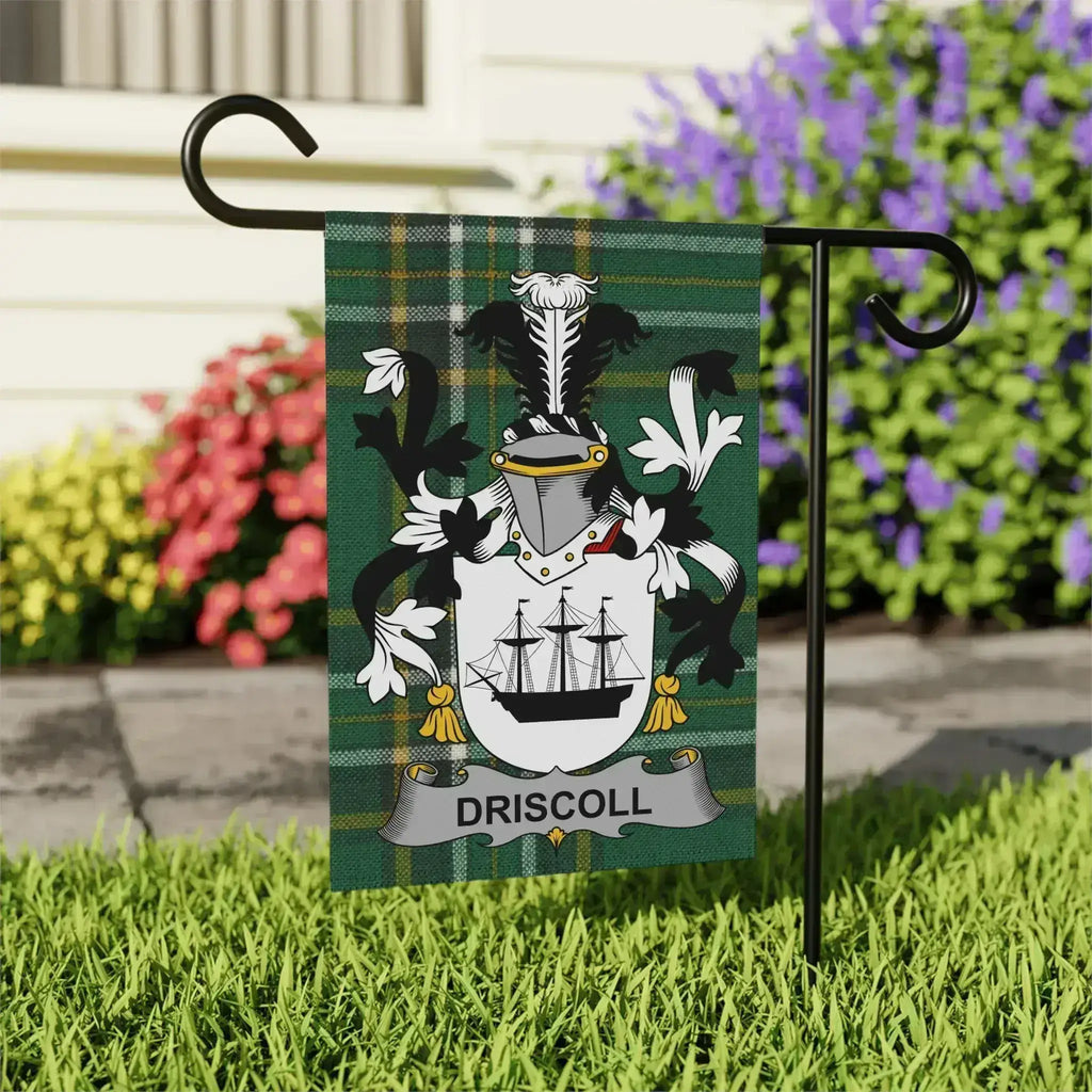Elegant Family Crest Garden Flag Decorative product