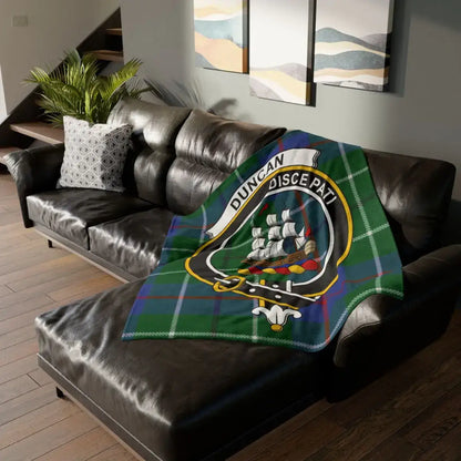 Duncan Disce Pati Coat of Arms Design Blanket