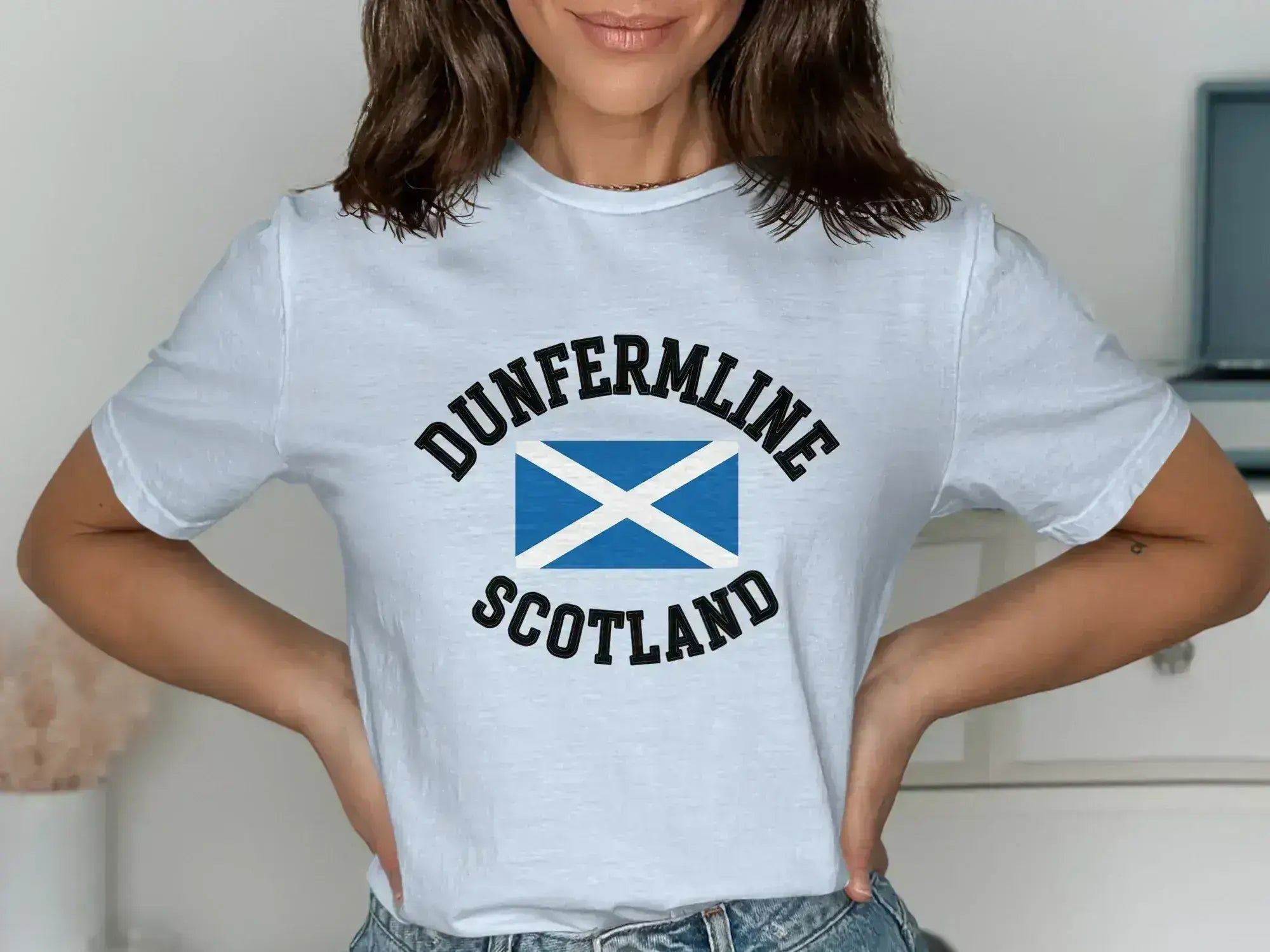 Dunfermline Scotland Flag Design Graphic T-Shirt product