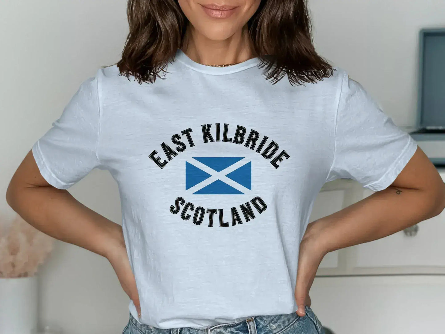 East Kilbride Scotland Flag Graphic Tee product
