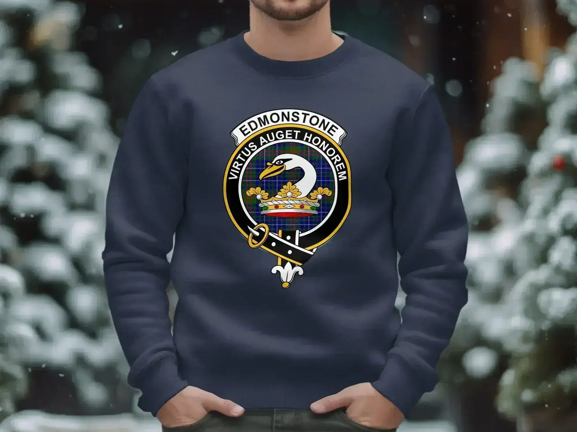 Edmonstone Virtus Auget Honorem Crest Design Sweatshirt product