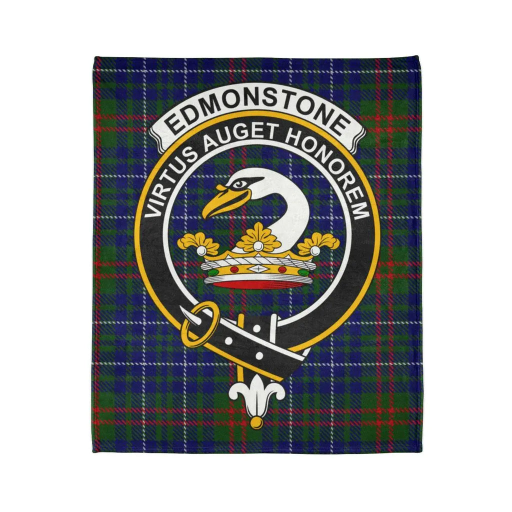 Edmonstone Virtus Augent Honorem Clan Blanket
