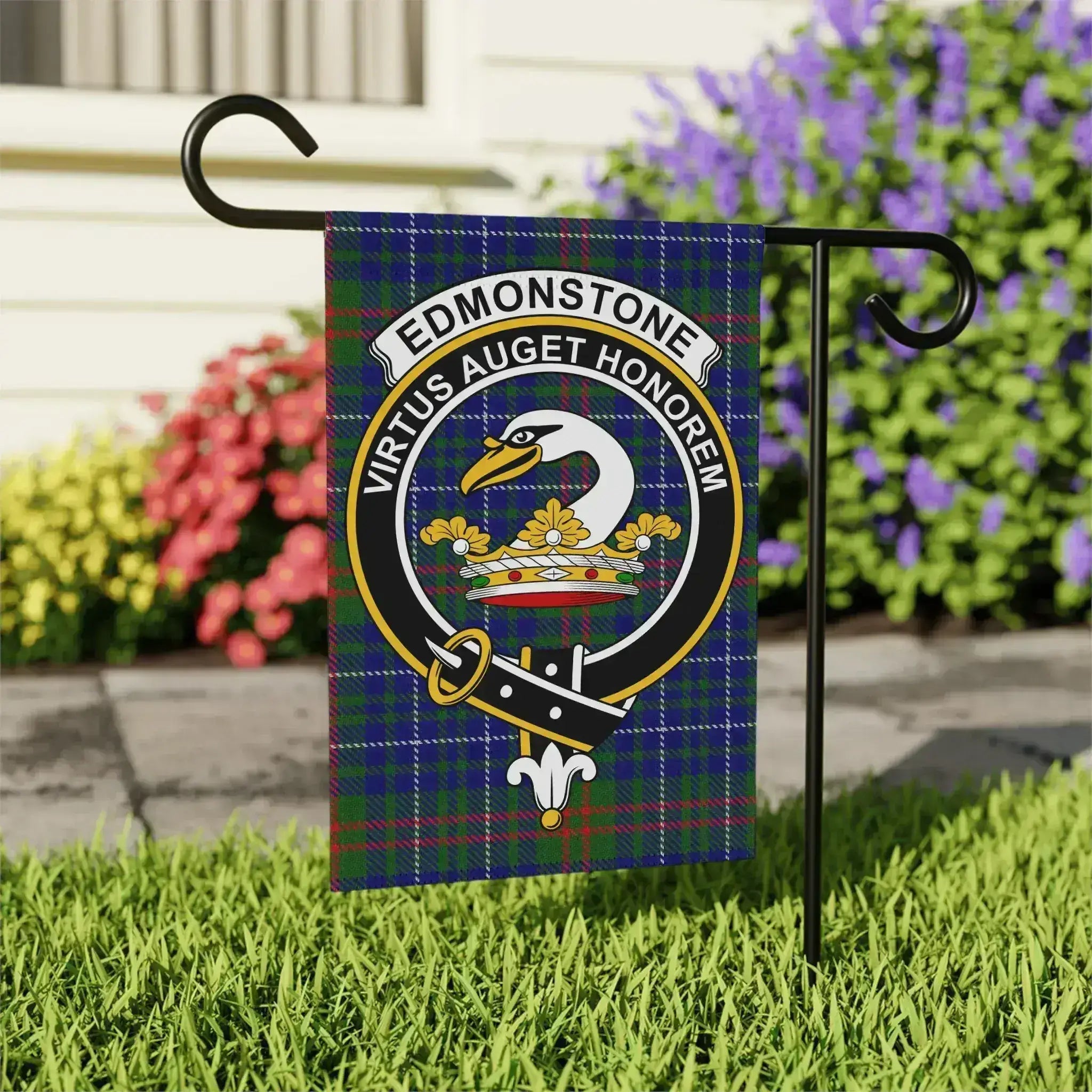 EDMONSTONE Virtus Auget Honorem Plaid Crest product type