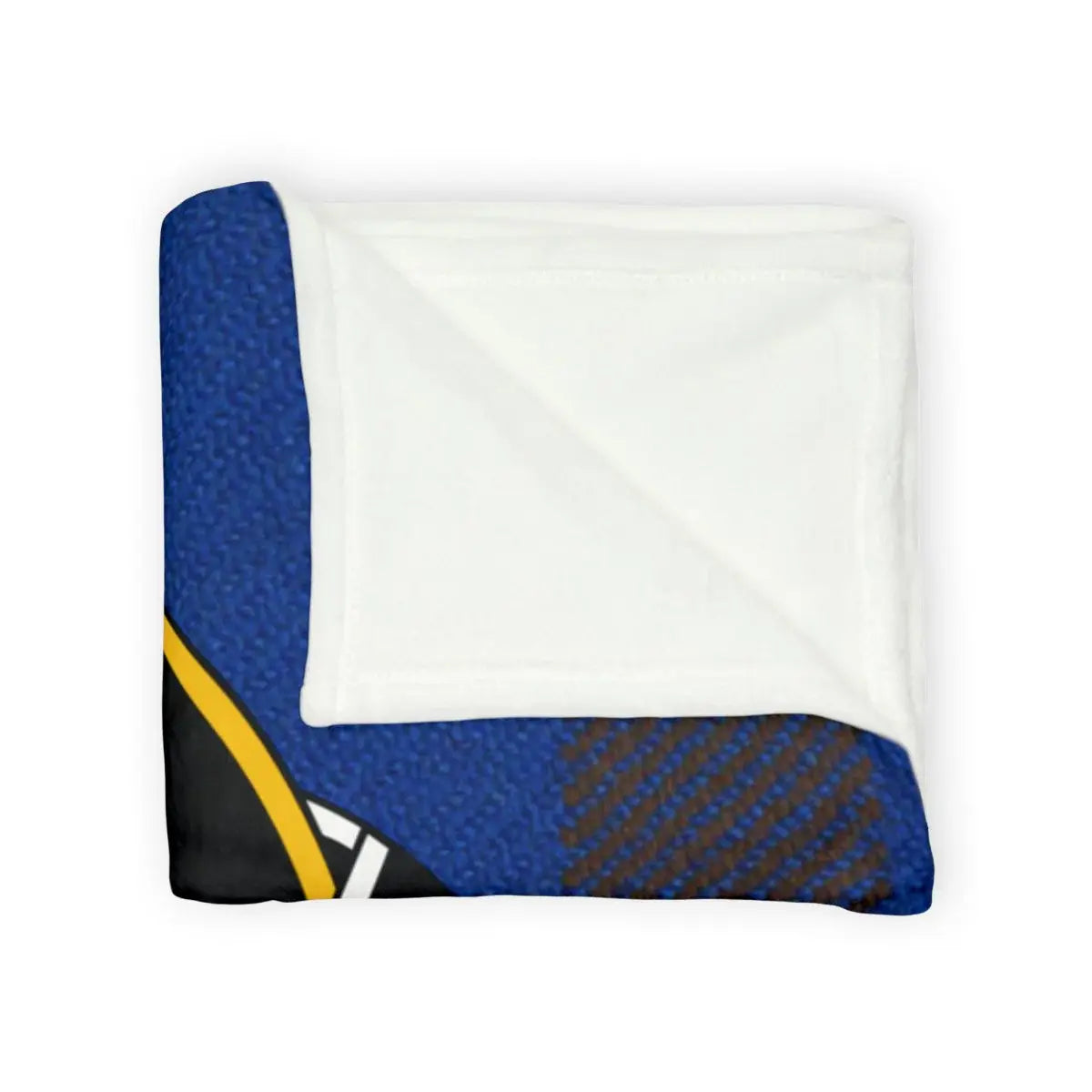 Elliot clan tartan throw blanket draped — soft printed Scottish heritage throw