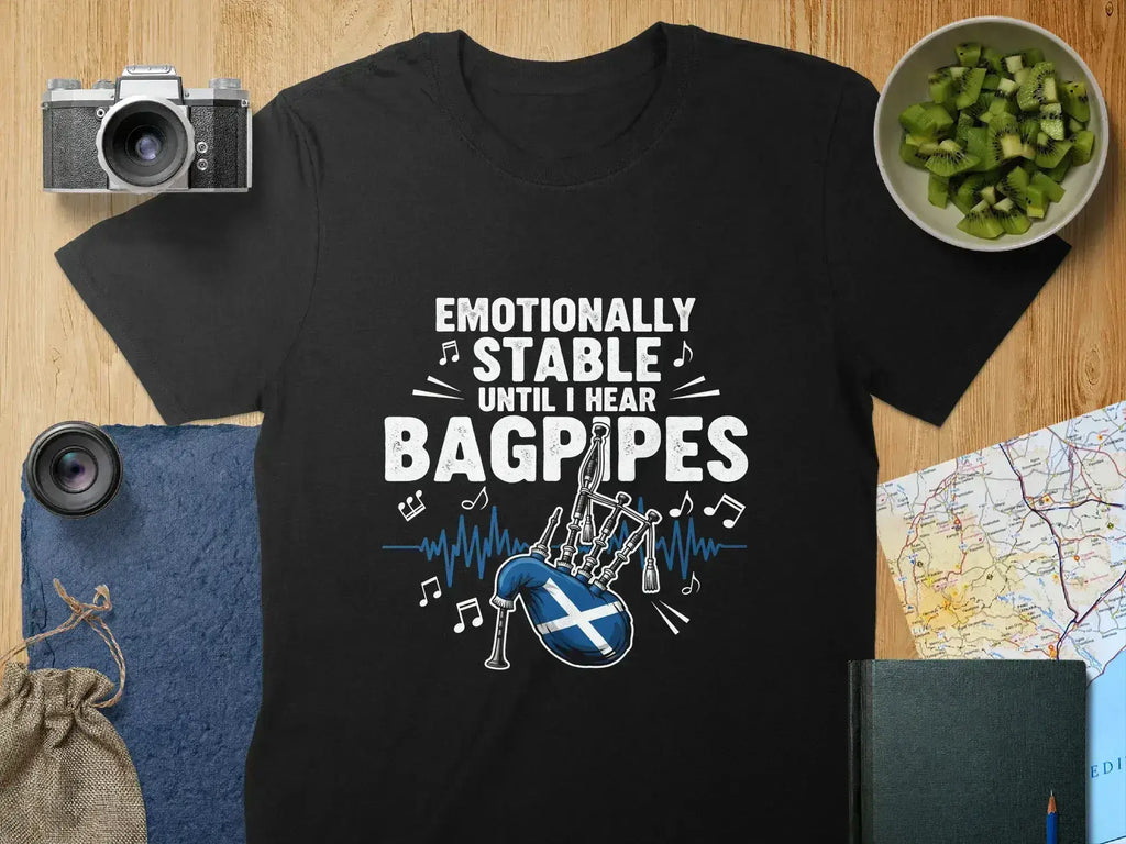Emotionally Stable Until I Hear Bagpipes Shirt product