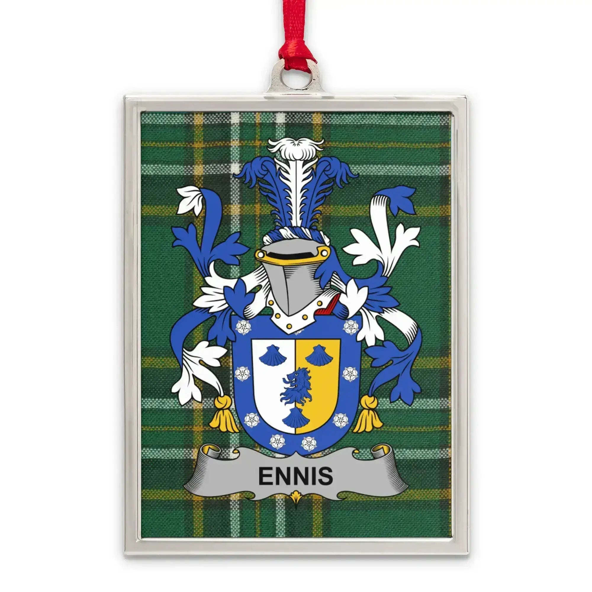 Ennis Family Crest Plaque Heraldic Art Product