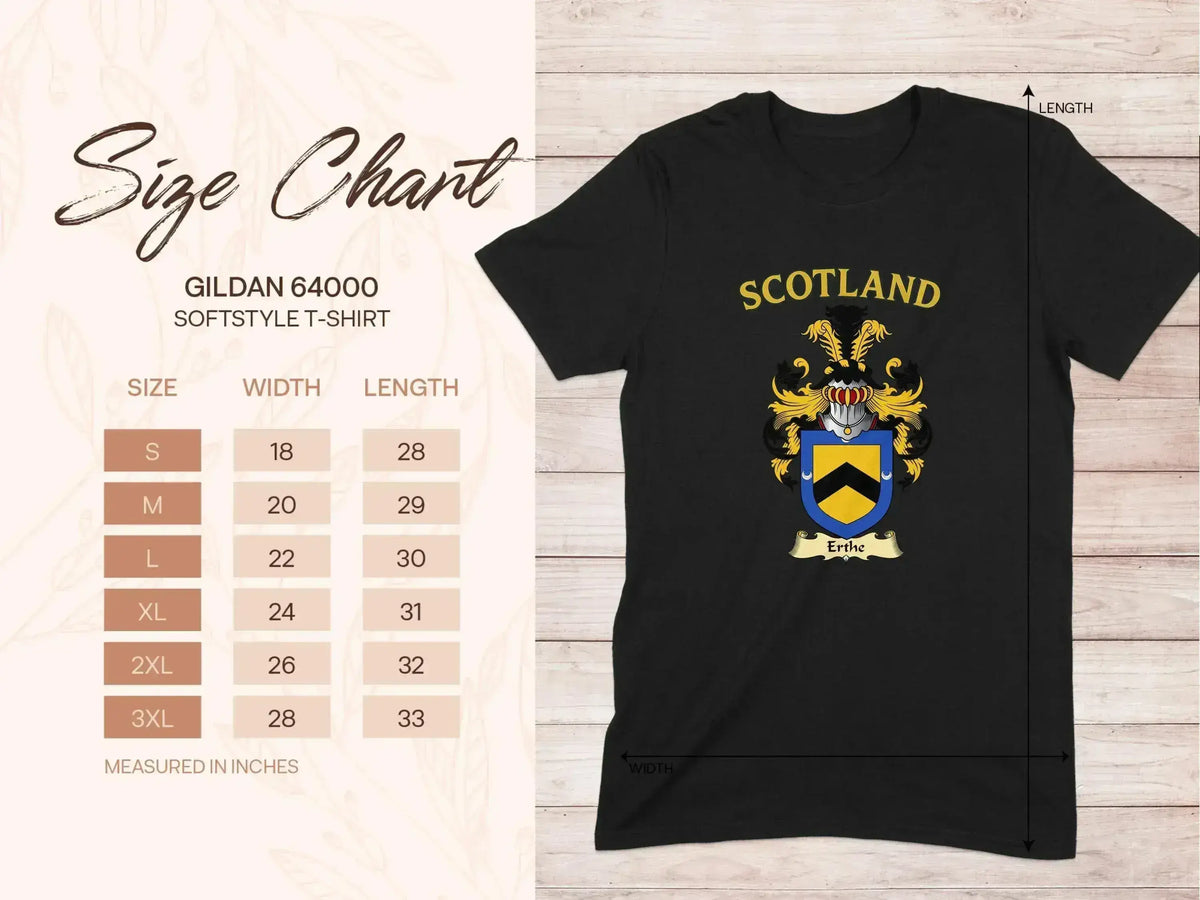 Scotland Crest Design Softstyle T-Shirt