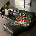 Esmonde Family Crest and Tartan Blanket for Luxurious Comfort