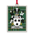 Evans Family Crest Plaid Design Christmas Ornament product