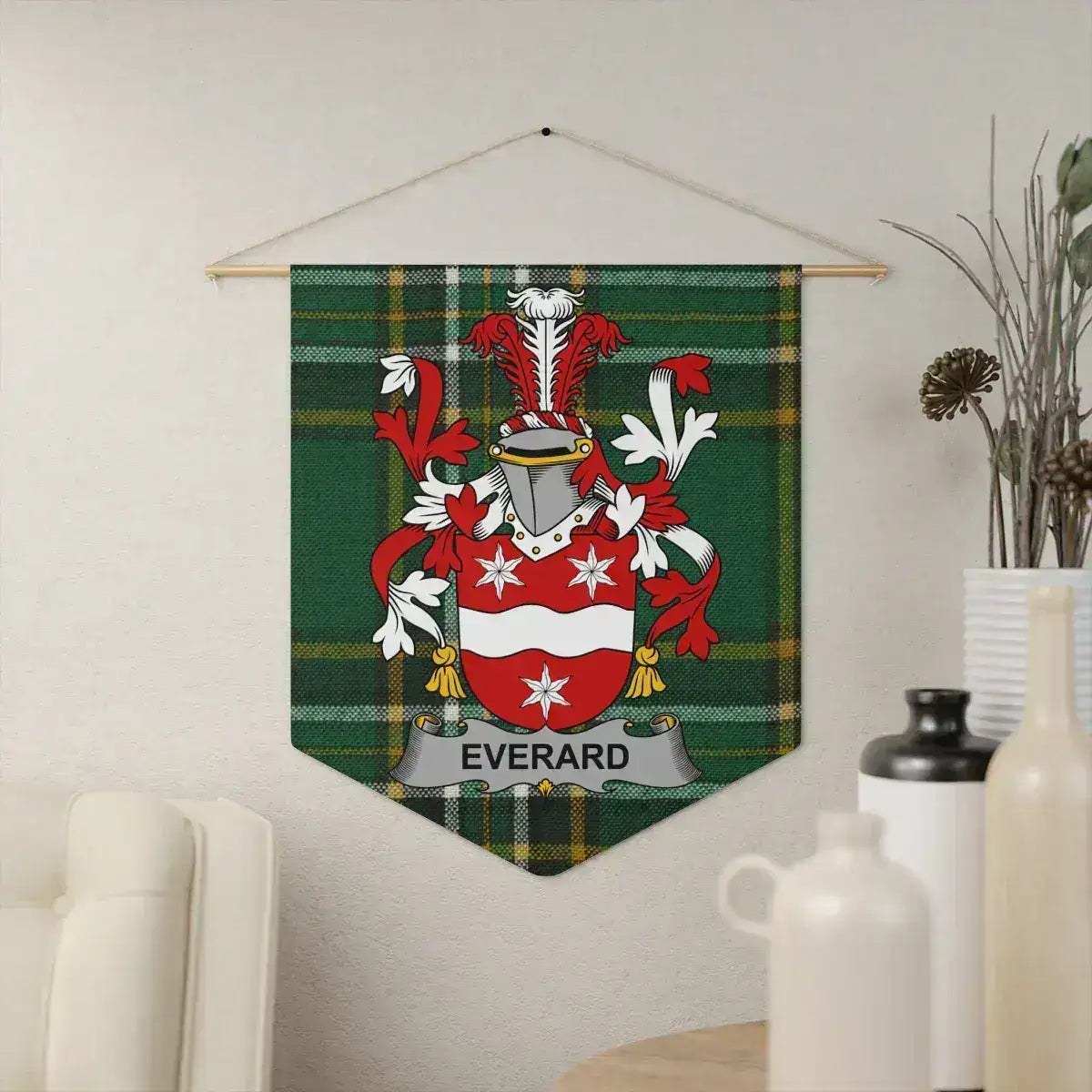 Everard Family Coat of Arms Home Decor Product