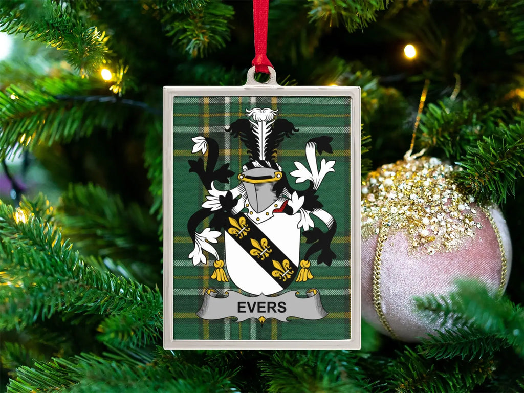 Classic Heraldic Family Crest Christmas Ornament product