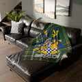 Exham Family Crest Blanket for Living Room Decor
