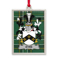 Eyre Coat of Arms Family Crest Plaid Background product