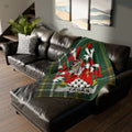 Personalized Fagan Family Crest Plaid Blanket
