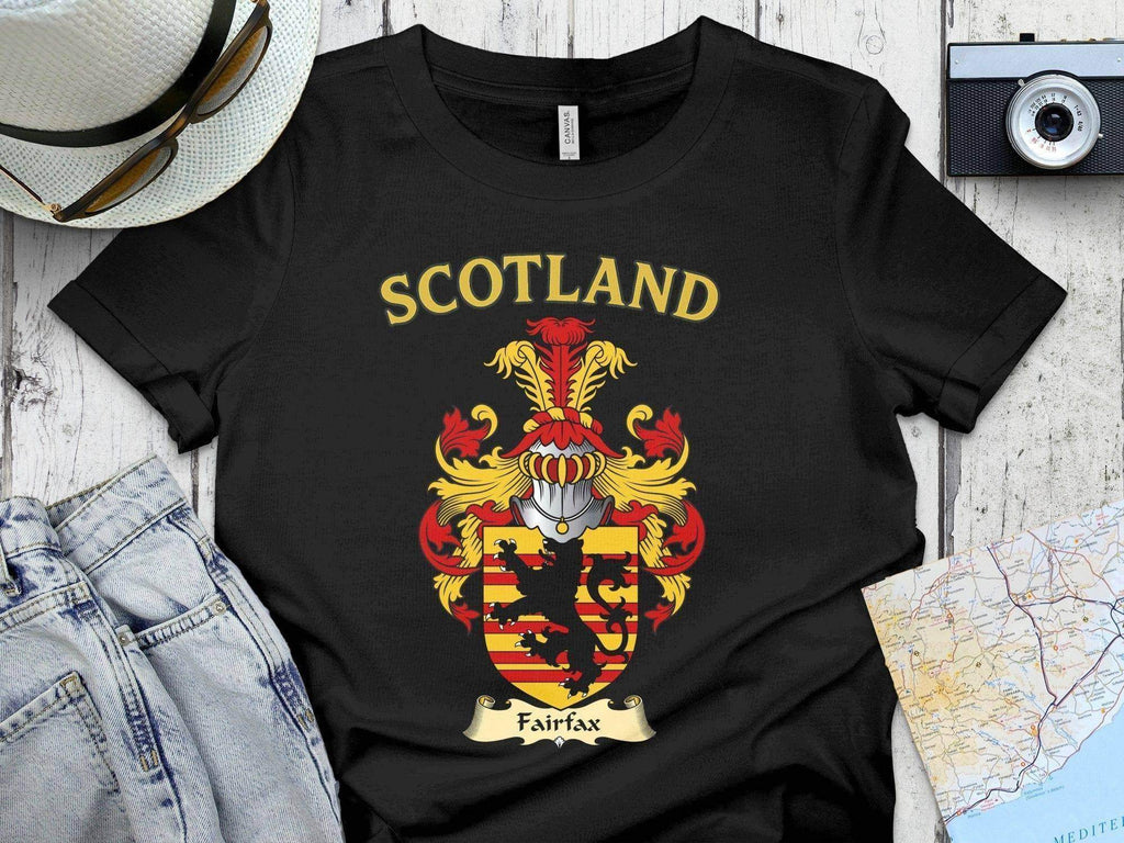 Scotland Fairfax Family Crest Heritage T-Shirt product