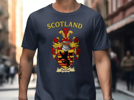 Scotland Fairfax Crest Graphic Design T-shirt product