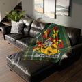 Falkiner Family Crest Design Throw Blanket