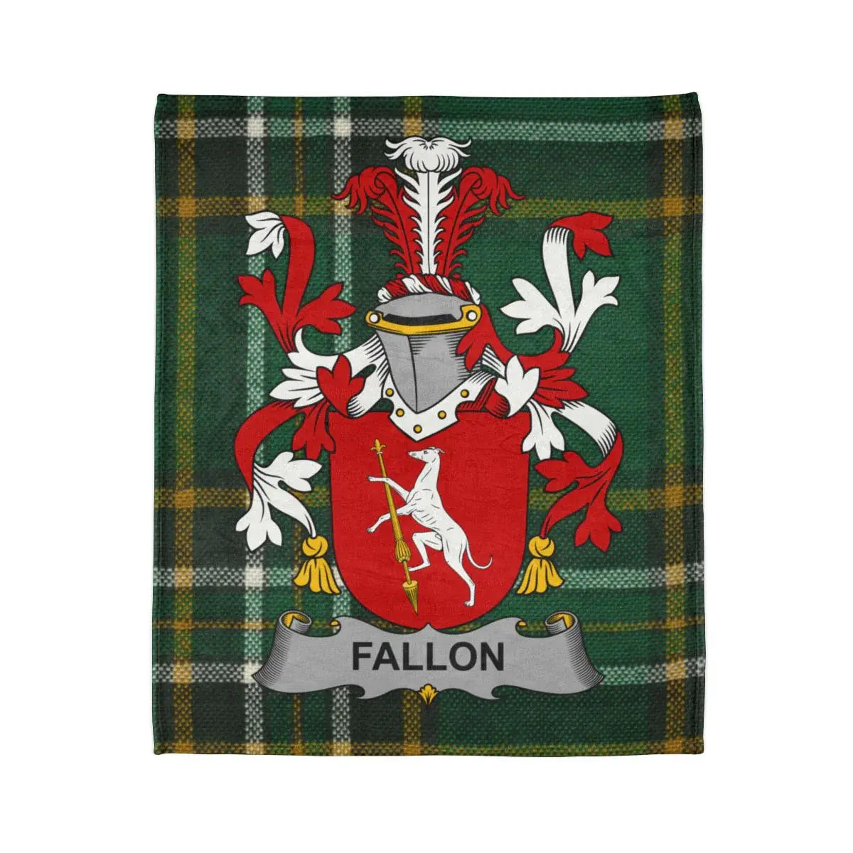 Fallon Family Crest Heraldic Design blanket