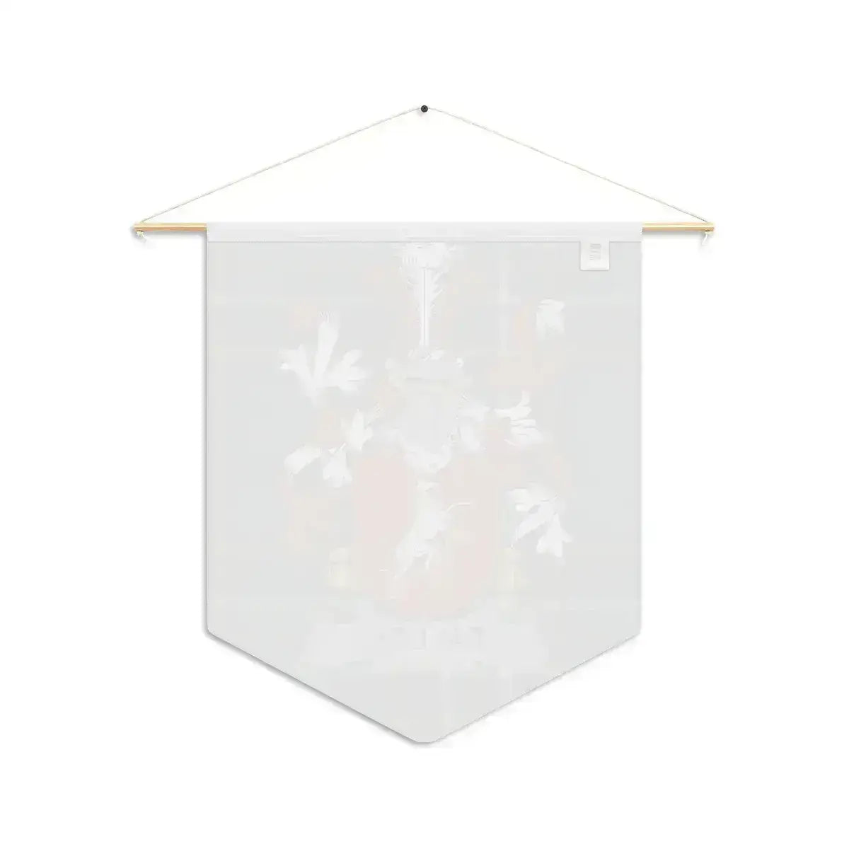 Fallon Irish family crest wall pennant — crest and tartan detail