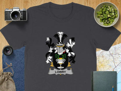 Classic Lowry Family Crest Design T-Shirt product