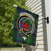 Clan Farquharson Tartan Garden Flag – Scottish Crest