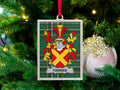 Personalized Family Crest Christmas Ornament product type