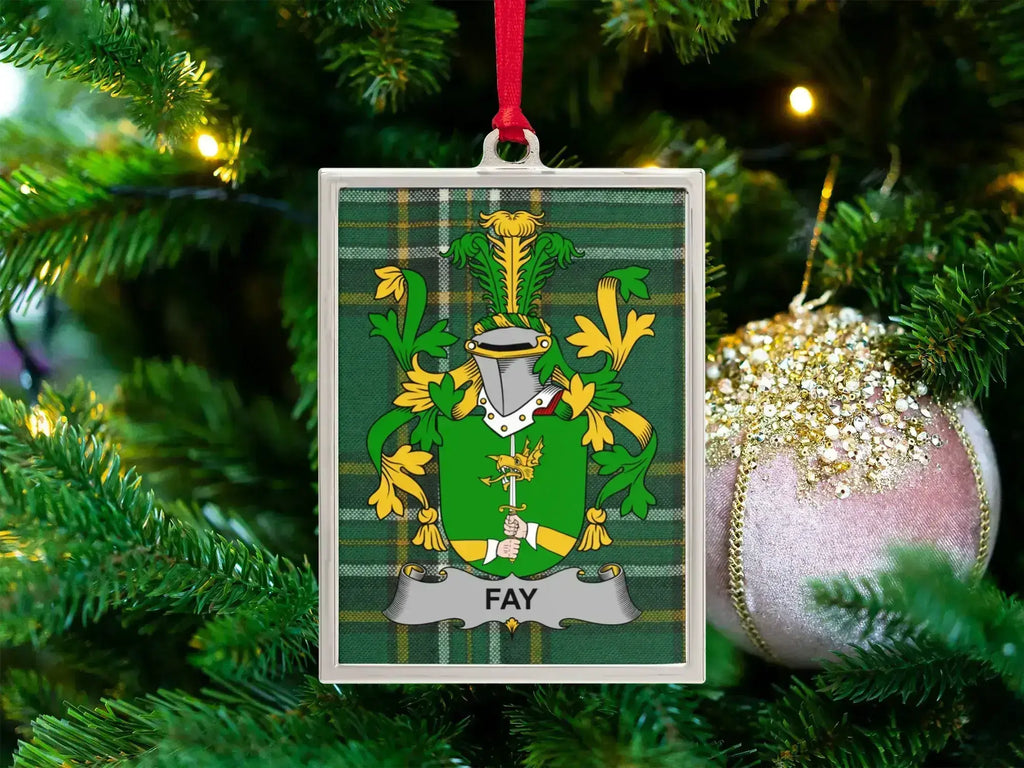 Festive Holiday Family Crest Ornament product type