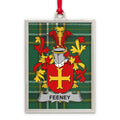 Feeney Family Crest Plaid Background Rectangular Product