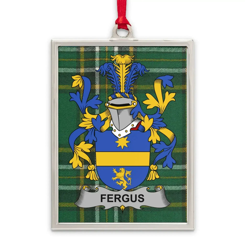 Fergus Coat of Arms Crest Plaque Family Heritage product