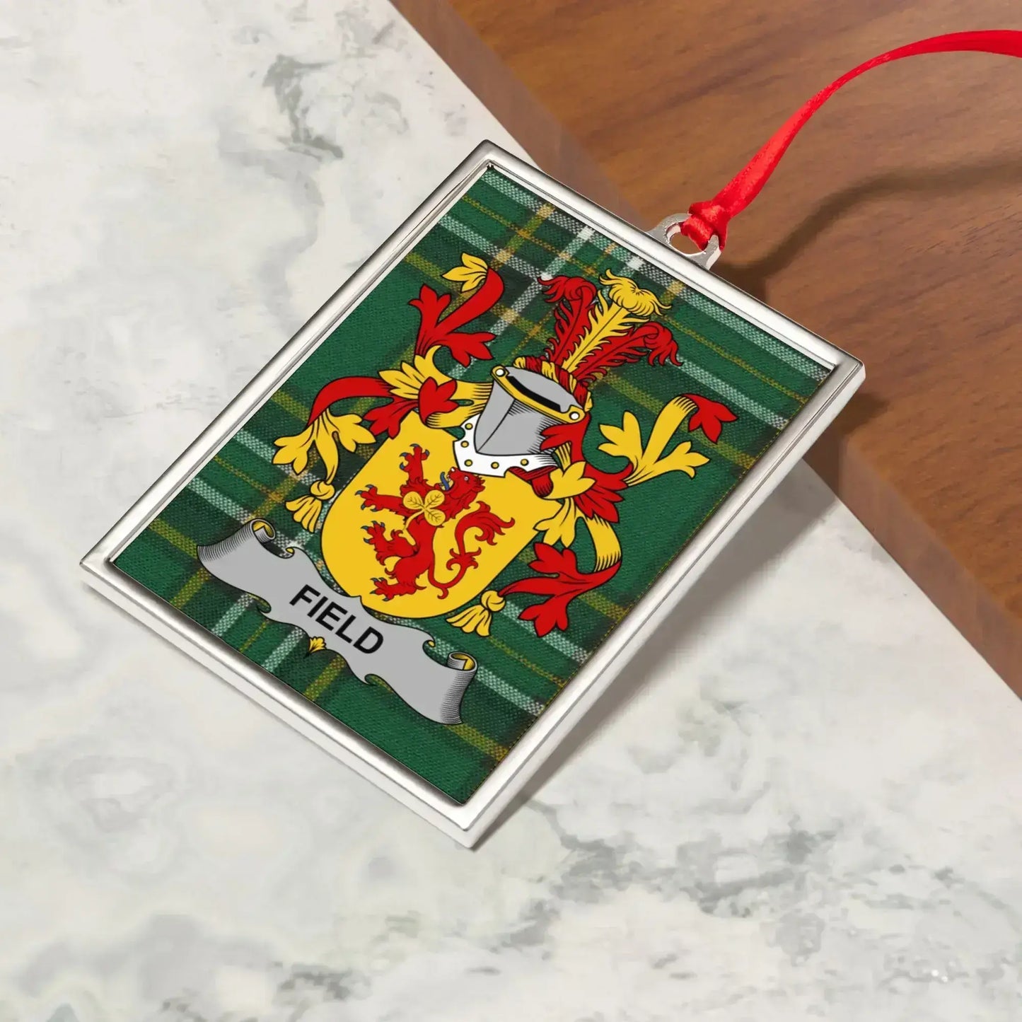 Family Crest Coat of Arms with Field Ornament product type