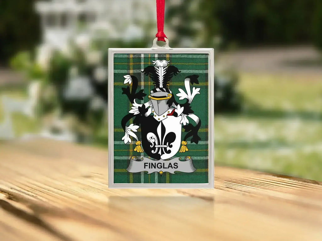 Finglas Family Crest Rectangular Ornament product