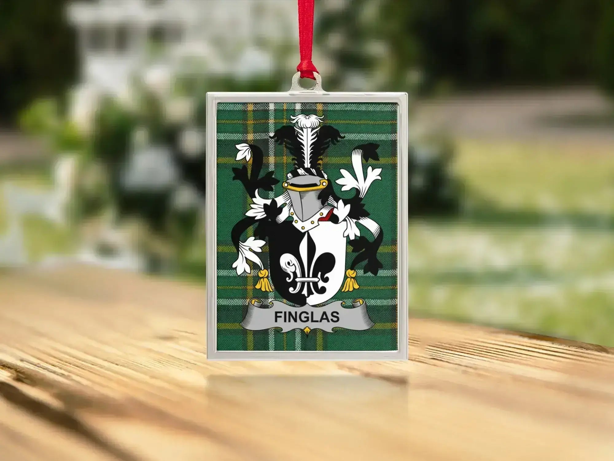 Finglas Family Crest Rectangular Ornament product