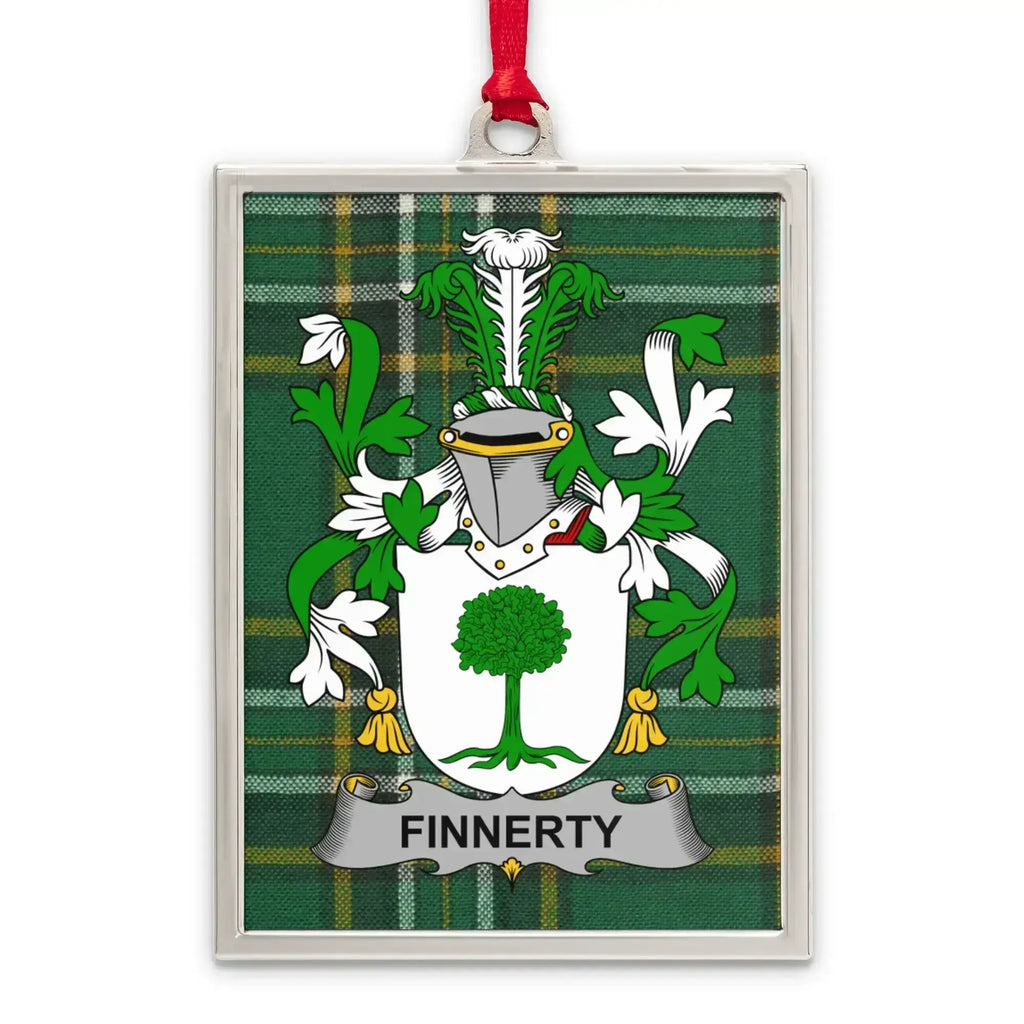 Family Plaid Design with Crest Finnerty product
